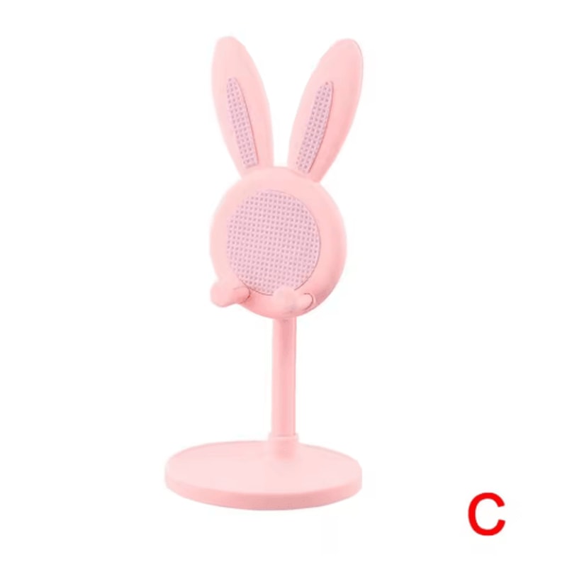 Cute Bunny Phone Stand Adjustable Rabbit Desk Holder For Phones And Tablets 4