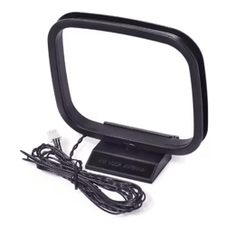 fm am loop antenna with 3 pin mini connector home audio receiver antenna