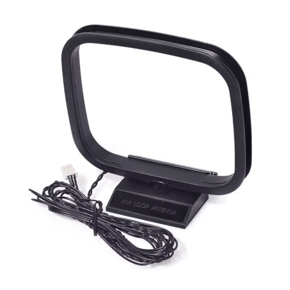 FM AM Loop Antenna With 3 Pin Mini Connector Home Audio Receiver Antenna 5