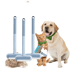 pet hair remover lint brush reusable washable hair cleaner for furniture and clothes 1 3pcs