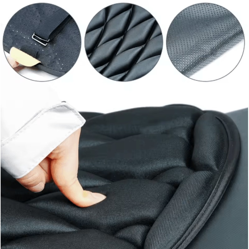 Motorcycle Seat Cushion Pad Breathable Shock Absorbing Comfort For Long Rides 5