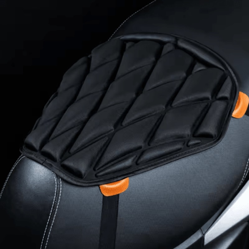 Motorcycle Seat Cushion Pad Breathable Shock Absorbing Comfort For Long Rides 7
