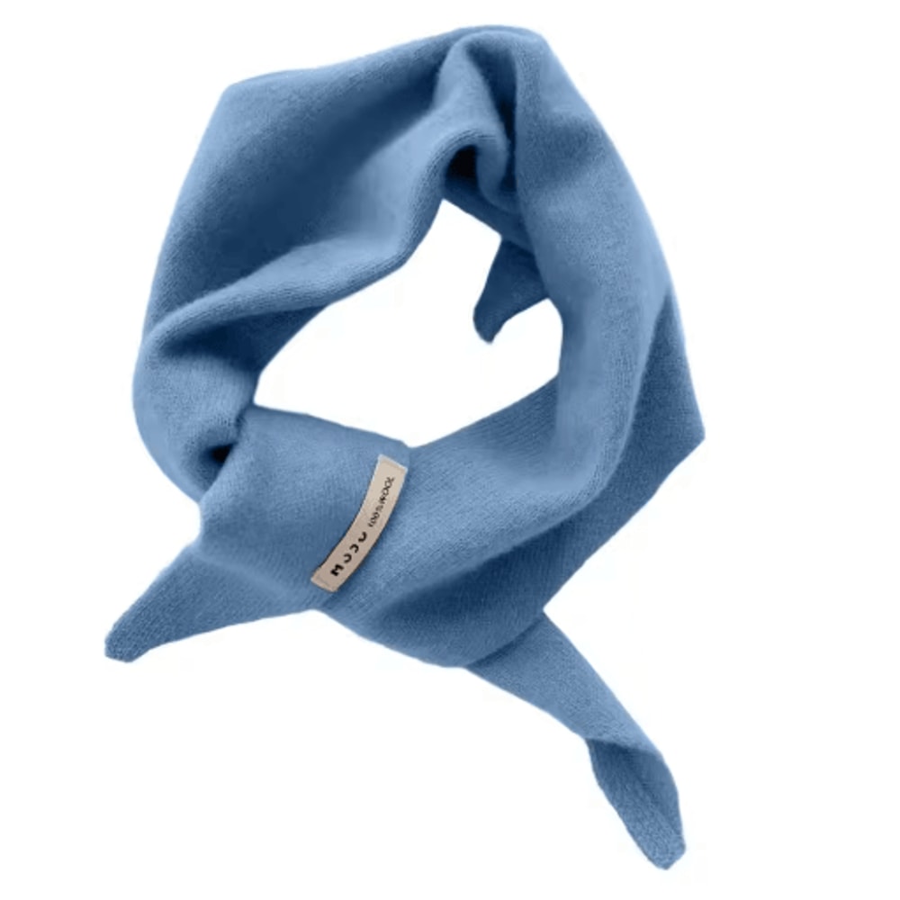 Womens Wool Triangle Scarf British Knitted Sweater Shawl Soft And Warm Accessory 3