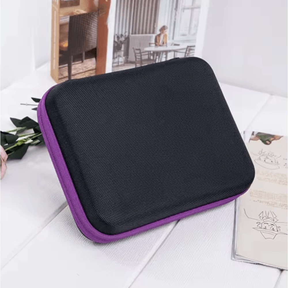 Portable Essential Oil Carrying Case Hard Shell EVA Organizer For 30 Bottles 5ml And 10ml 3