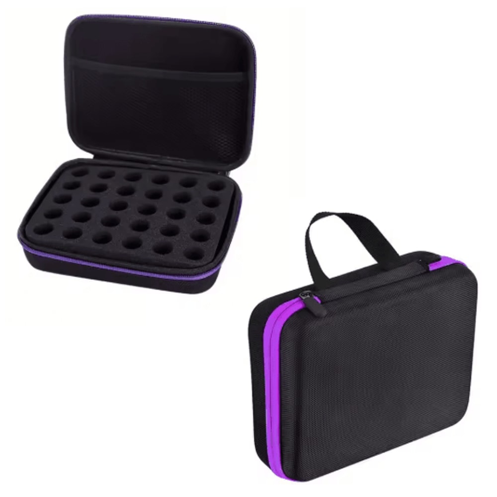 Portable Essential Oil Carrying Case Hard Shell EVA Organizer For 30 Bottles 5ml And 10ml 0