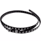 Double Circle PU Leather Belt For Women Thin Studded Punk Waist Belt 1