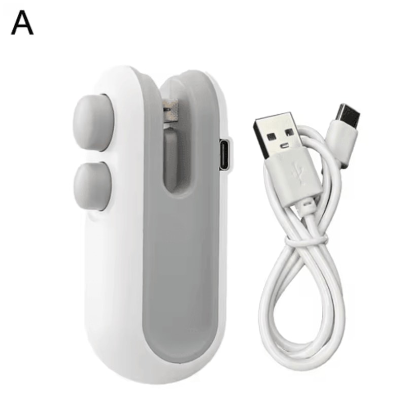 Mini Bag Sealer Machine USB C Rechargeable 2 In 1 Heat Sealer With Cutter And Magnet 2