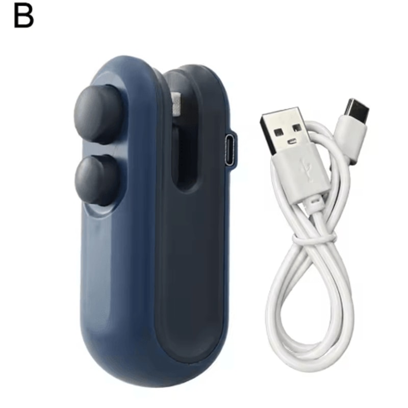 Mini Bag Sealer Machine USB C Rechargeable 2 In 1 Heat Sealer With Cutter And Magnet 3