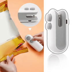 mini bag sealer machine usb c rechargeable 2 in 1 heat sealer with cutter and magnet