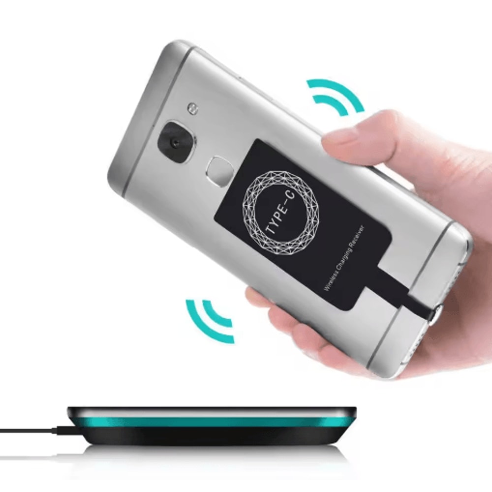Wireless Charging Receiver Type C Fast Charging Sticker Adapter For Android Phones 6