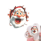 3D Christmas Santa Claus Wall Sticker Break Through Wall Holiday Decor Decal 2