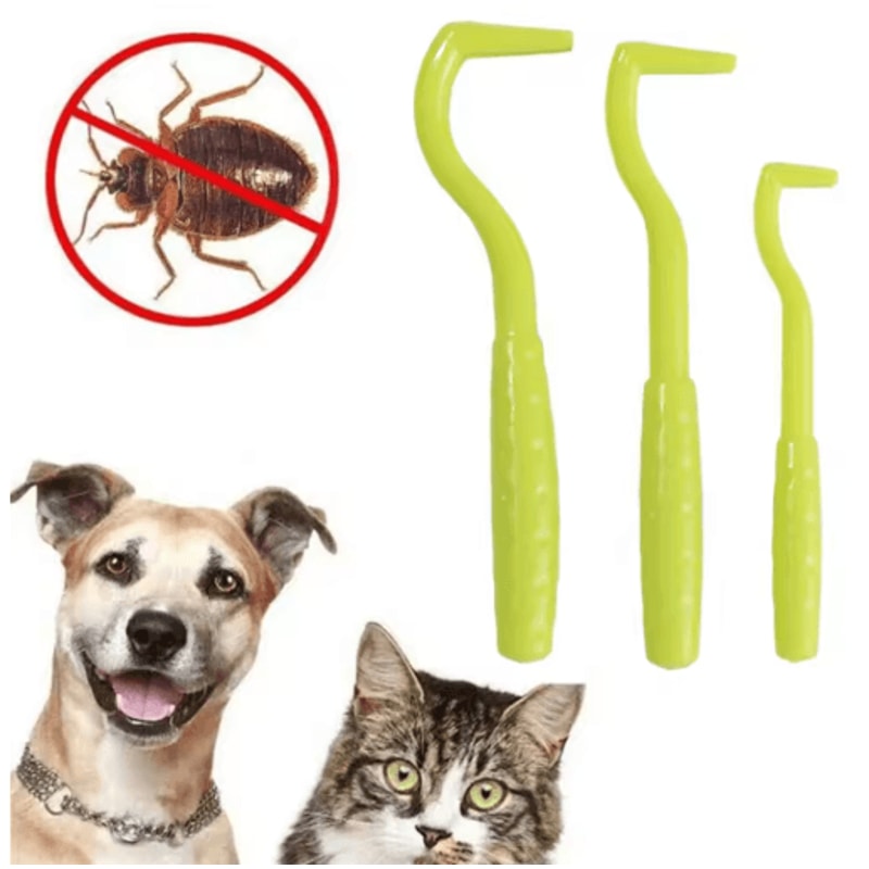 Twist And Pull Tick Remover Set 3 Piece Safe Tick Removal Kit For Dogs Pets And Humans 7