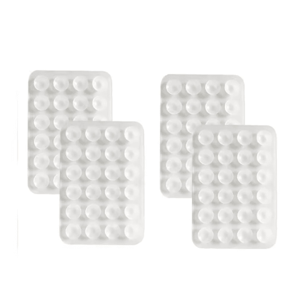 Silicone Suction Phone Mount Set Pack Of 4 Non Slip Suction Cup Phone Holders For Selfies And Video 1