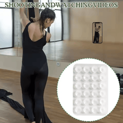 silicone suction phone mount set pack of 4 non slip suction cup phone holders for selfies and videos