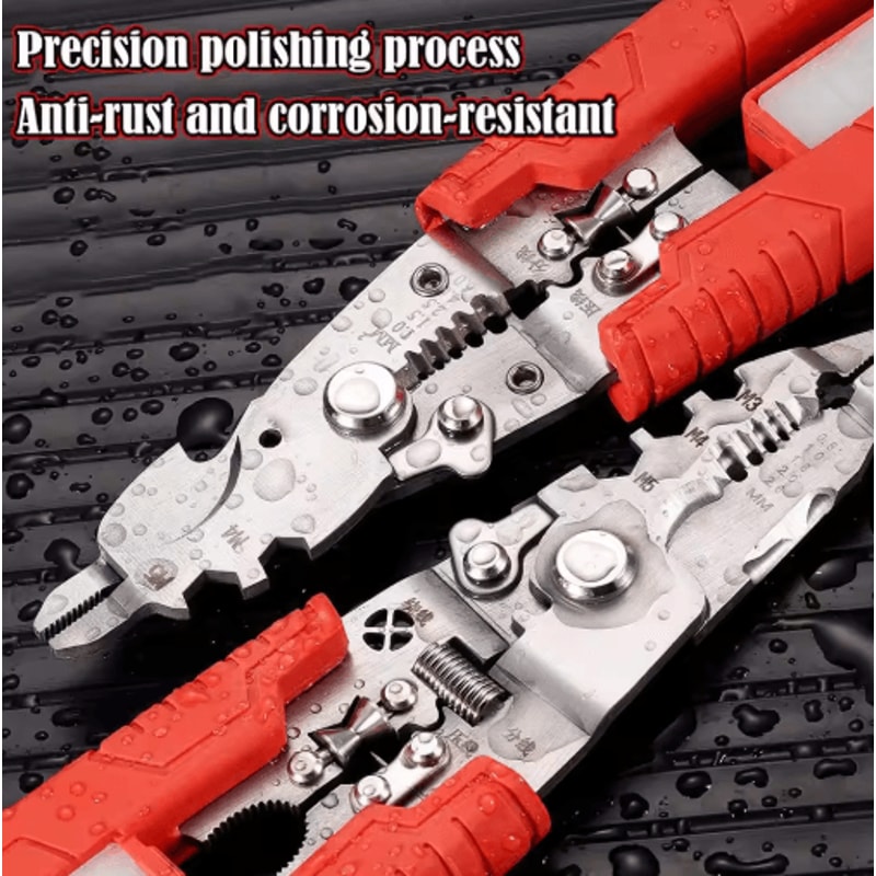 4 In 1 Wire Stripper With Voltage Tester Multi Function Electric Wire Stripping And Cutting Tool 4