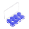 Reusable Silicone Ear Plugs Waterproof Noise Cancelling Earplugs 2 To 8 PCS Set 1