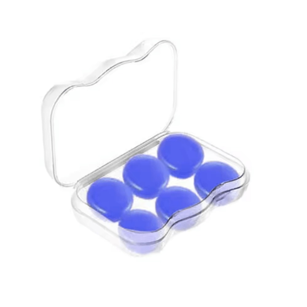 Reusable Silicone Ear Plugs Waterproof Noise Cancelling Earplugs 2 To 8 PCS Set 2