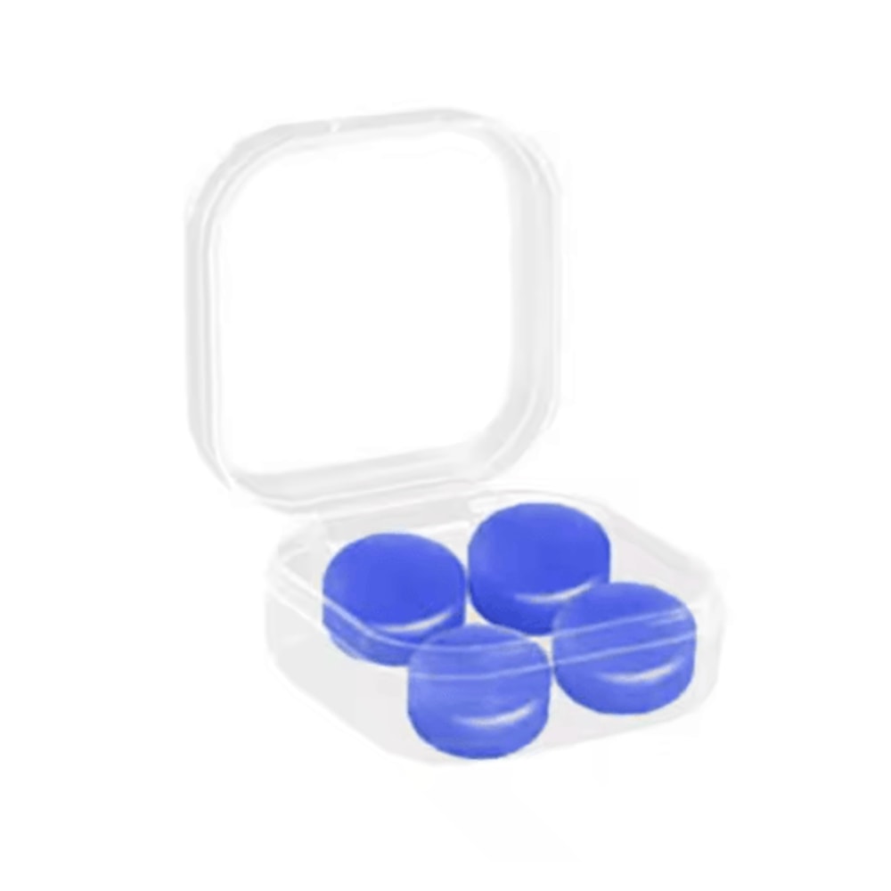 Reusable Silicone Ear Plugs Waterproof Noise Cancelling Earplugs 2 To 8 PCS Set 3