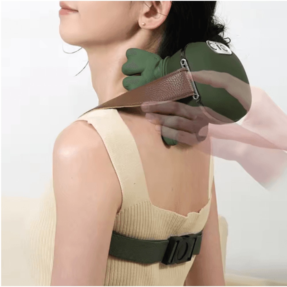 Wireless Neck And Shoulder Massager With Heat Portable Deep Kneading Back Massager 6