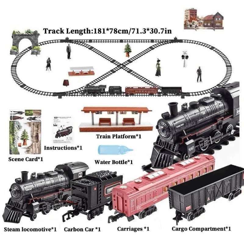 holiday gift electric train set for kids who love trains