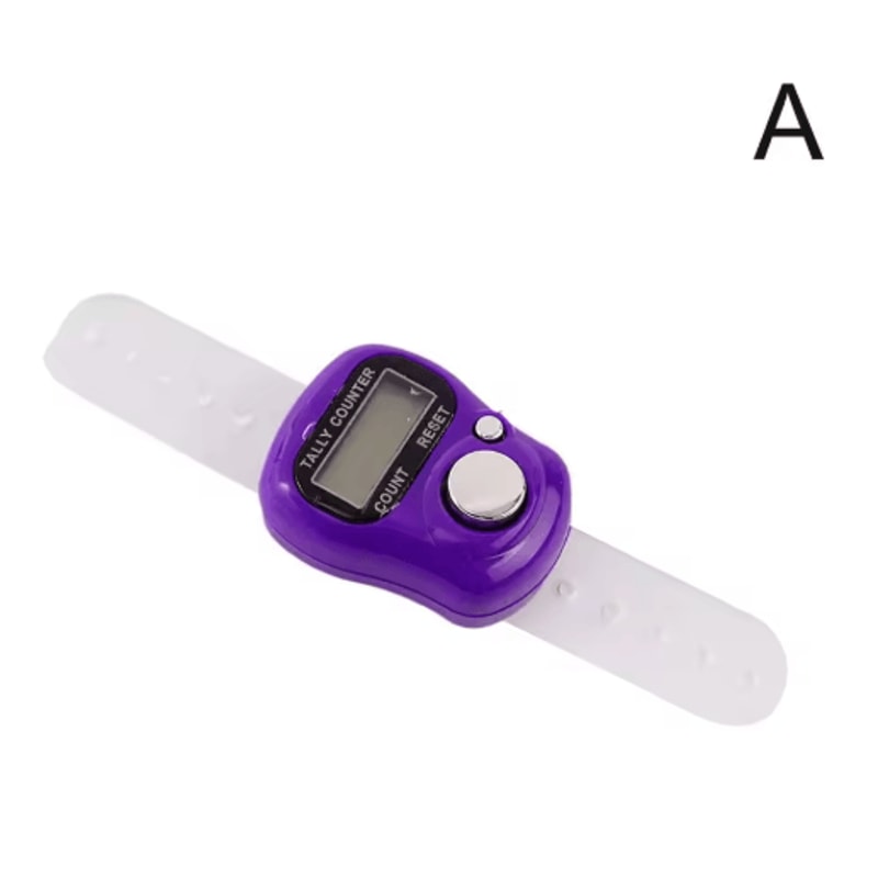 Electronic Tally Counter With LCD Display Digital Finger Clicker For Accurate Counting 4