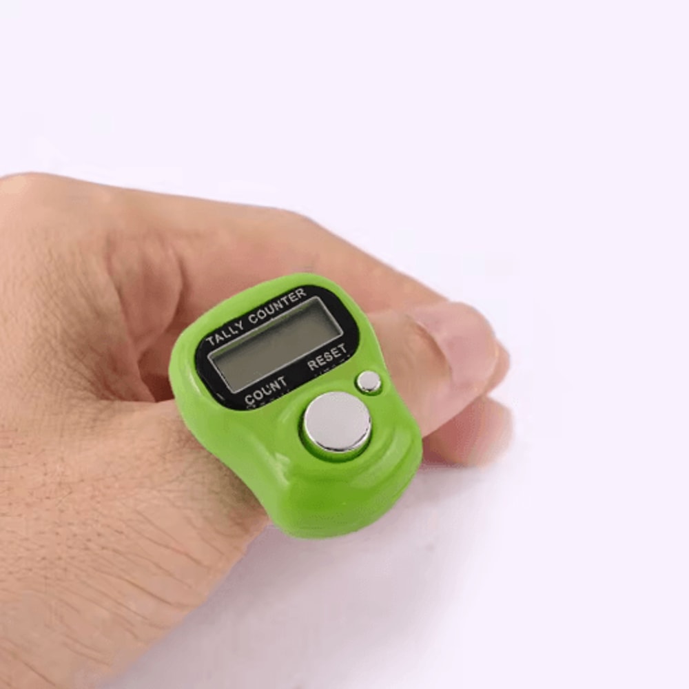Electronic Tally Counter With LCD Display Digital Finger Clicker For Accurate Counting 6