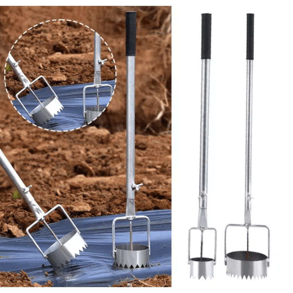 Agricultural Film Puncher Tool Greenhouse Hole Puncher For Vegetable Transplanting And Gardening 11