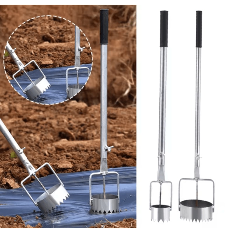 Agricultural Film Puncher Tool Greenhouse Hole Puncher For Vegetable Transplanting And Gardening 11