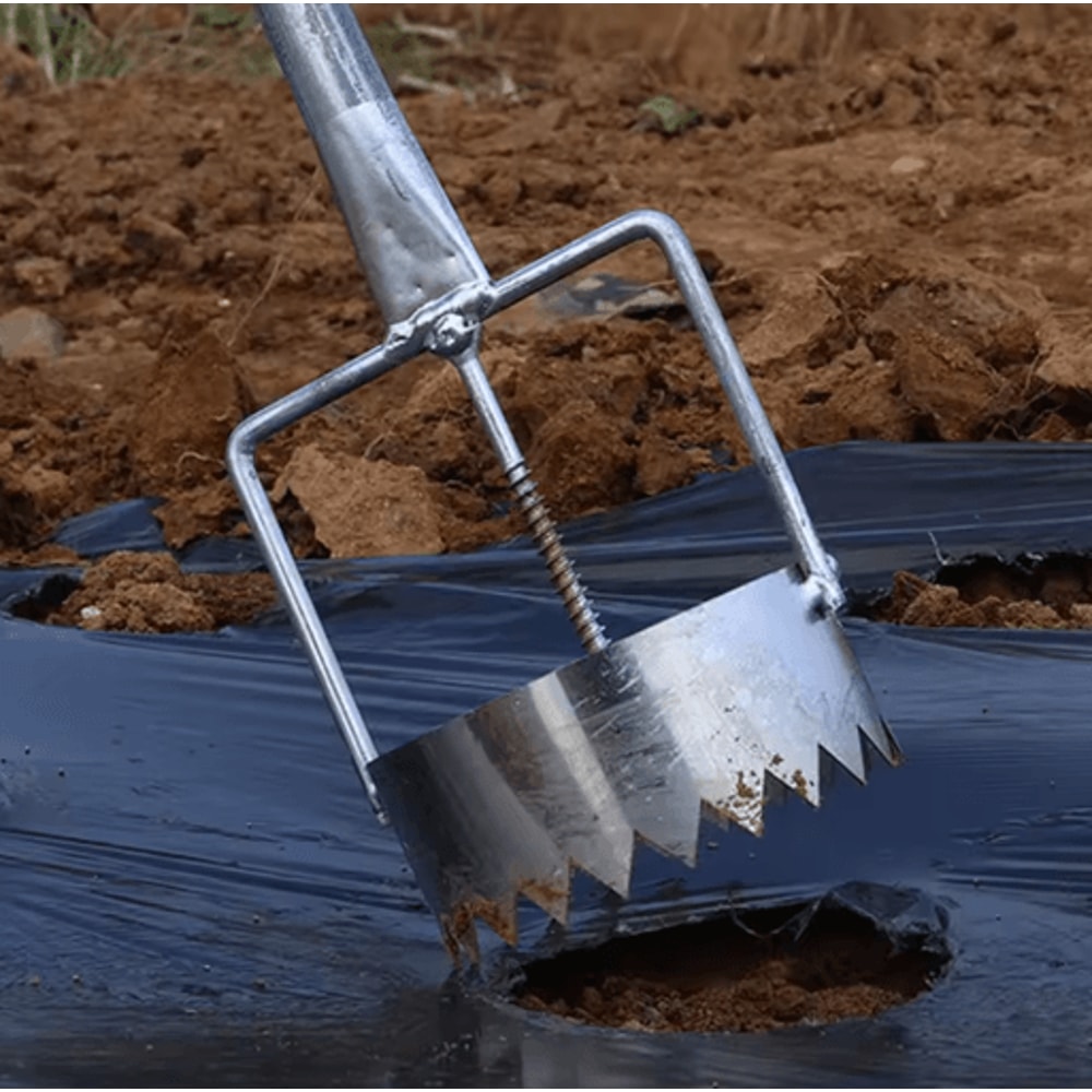 Agricultural Film Puncher Tool Greenhouse Hole Puncher For Vegetable Transplanting And Gardening 7