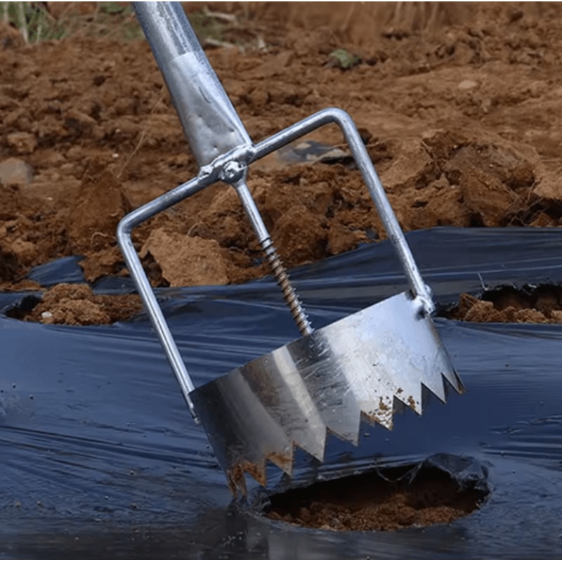 Agricultural Film Puncher Tool Greenhouse Hole Puncher For Vegetable Transplanting And Gardening 7