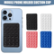 Silicone Suction Phone Mount Non Slip Self Adhesive Phone Holder For Selfies And Videos 1 2 PCS 0