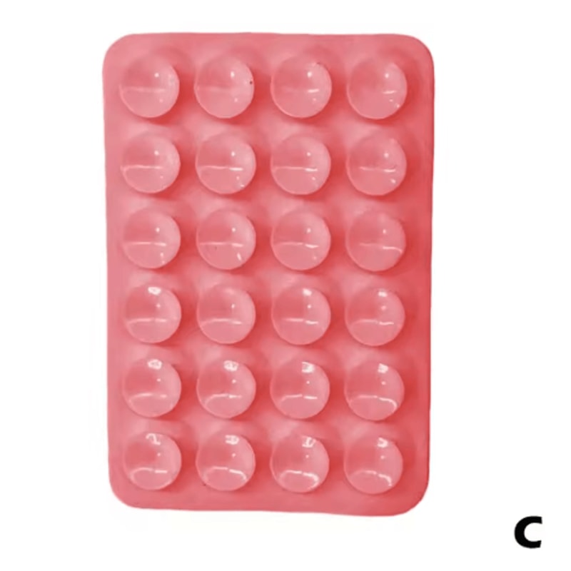 Silicone Suction Phone Mount Non Slip Self Adhesive Phone Holder For Selfies And Videos 1 2 PCS 2