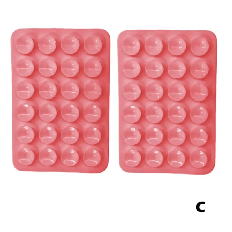 Silicone Suction Phone Mount Non Slip Self Adhesive Phone Holder For Selfies And Videos 1 2 PCS 3