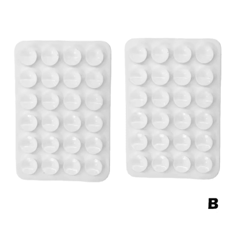 Silicone Suction Phone Mount Non Slip Self Adhesive Phone Holder For Selfies And Videos 1 2 PCS 4