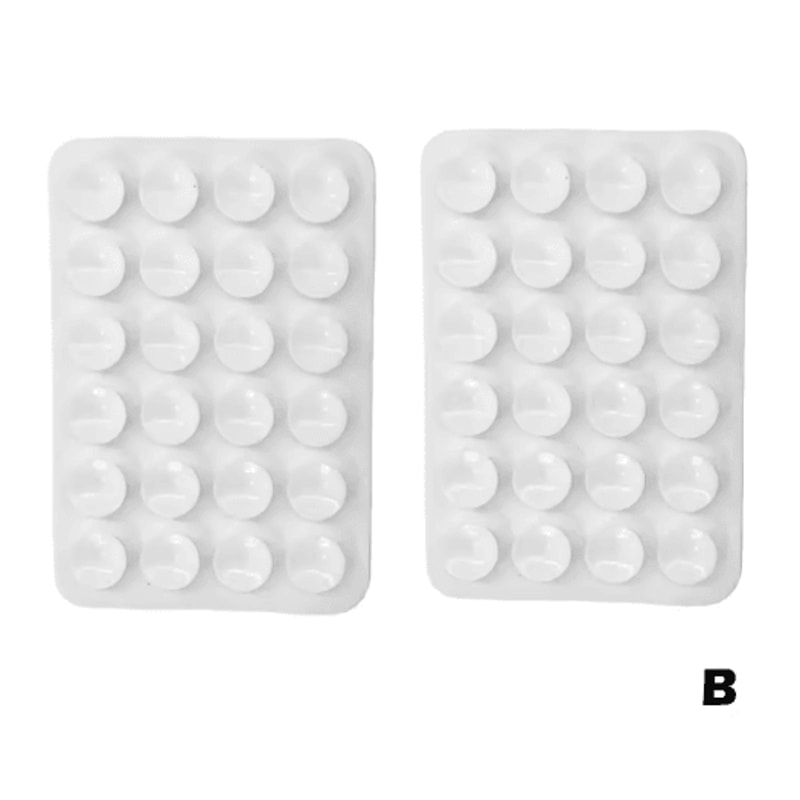 Silicone Suction Phone Mount Non Slip Self Adhesive Phone Holder For Selfies And Videos 1 2 PCS 4