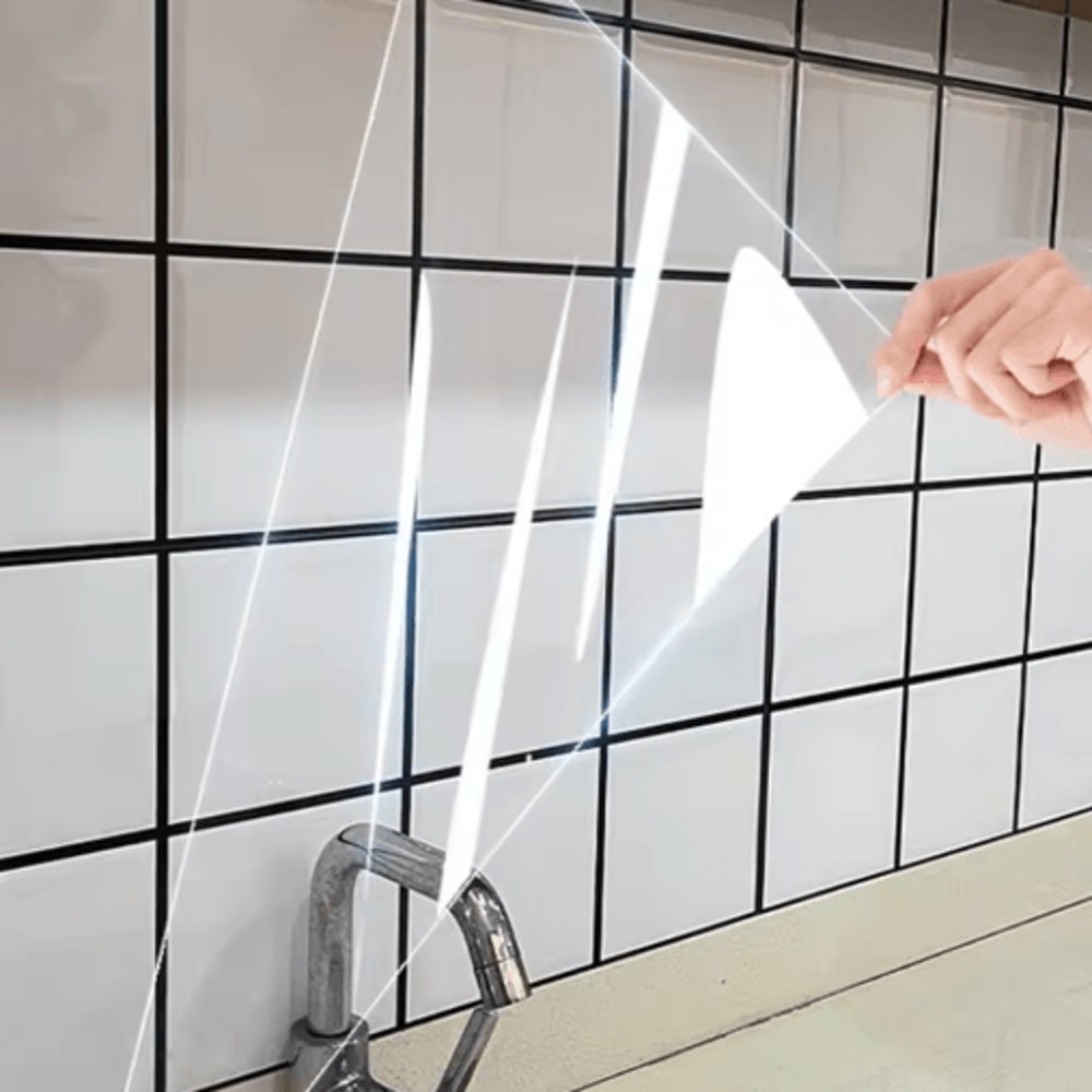 Oil Proof Transparent Wall Sticker Waterproof Clear Contact Paper For Kitchen Protection 9