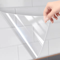 oil proof transparent wall sticker waterproof clear contact paper for kitchen protection