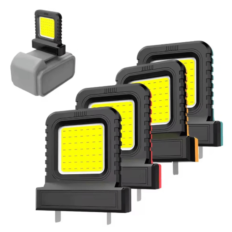 Universal High Brightness LED Work Light Power Tool Floodlight For Makita Battery Case 9