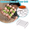Air Fryer Rack With 4 Skewers Stainless Steel Kebab And Grill Rack For Even Cooking 0
