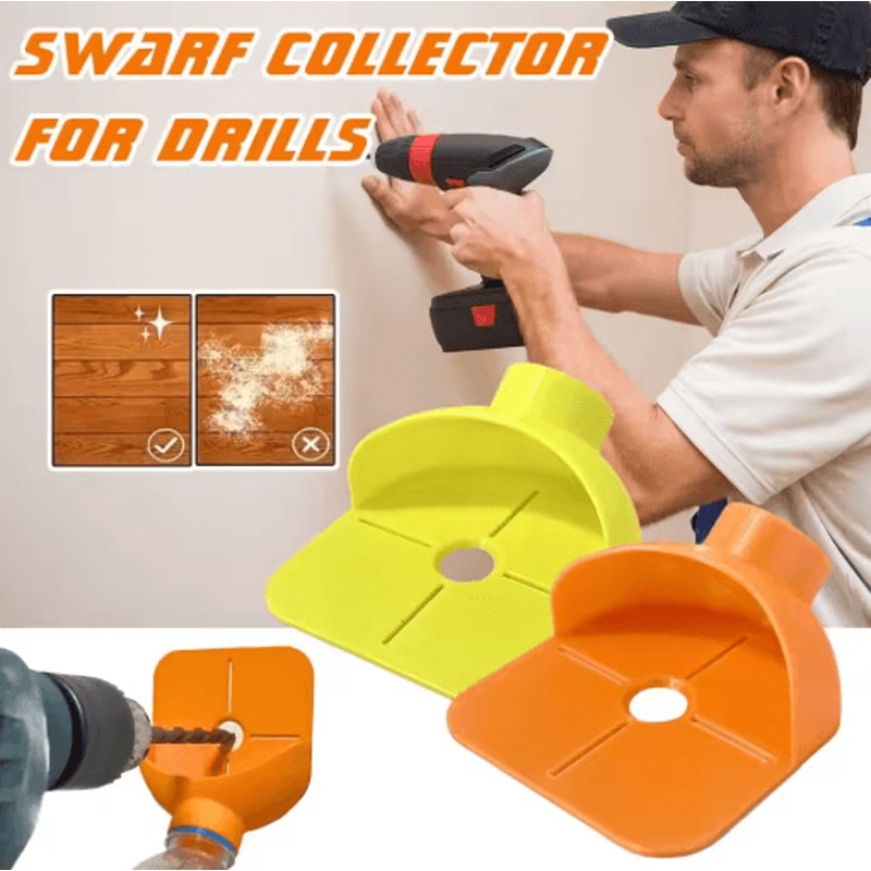 Reusable Drill Dust Collector No Mess Wall Drilling Dust Catcher Accessory 3