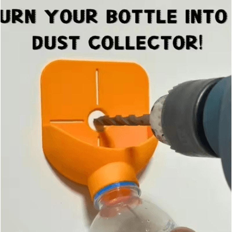 Reusable Drill Dust Collector No Mess Wall Drilling Dust Catcher Accessory 4