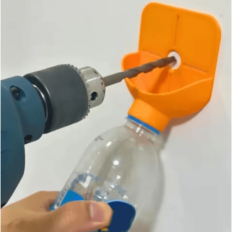 Reusable Drill Dust Collector No Mess Wall Drilling Dust Catcher Accessory 5