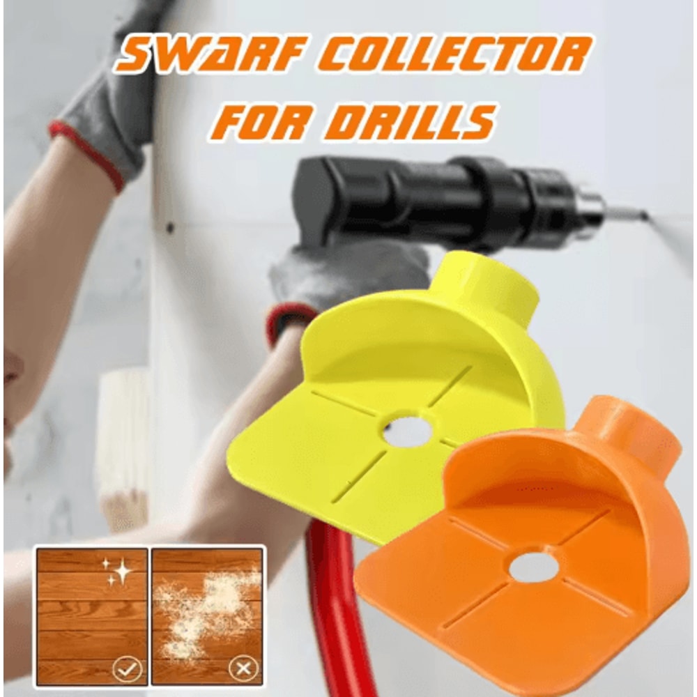 Reusable Drill Dust Collector No Mess Wall Drilling Dust Catcher Accessory 0