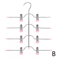 4 Tier Space Saving Pants Hangers Closet Organizer With Clips For Pants Skirts And Scarves 2