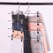 4 Tier Space Saving Pants Hangers Closet Organizer With Clips For Pants Skirts And Scarves 7