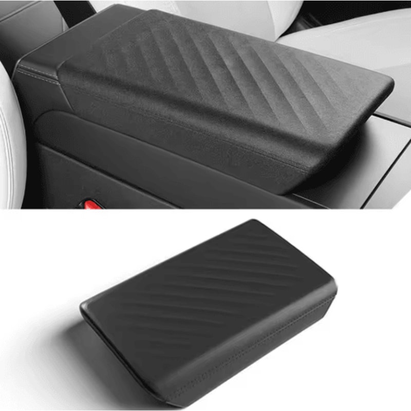 Center Console Armrest Cover For Tesla Model 3 2011 To 2022 And Model Y Juniper 2025 Soft TPE Conso 2