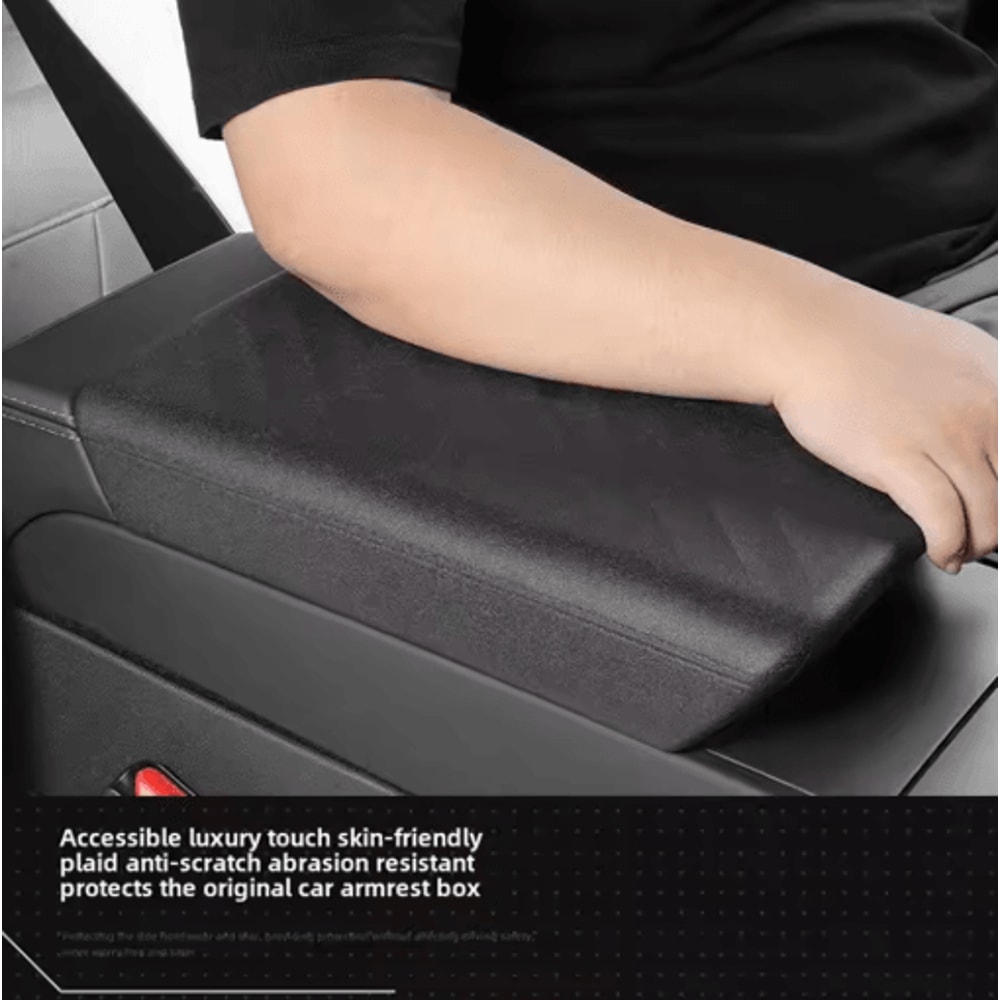 Center Console Armrest Cover For Tesla Model 3 2011 To 2022 And Model Y Juniper 2025 Soft TPE Conso 6