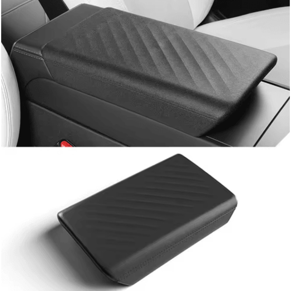 Center Console Armrest Cover For Tesla Model 3 2011 To 2022 And Model Y Juniper 2025 Soft TPE Conso 8