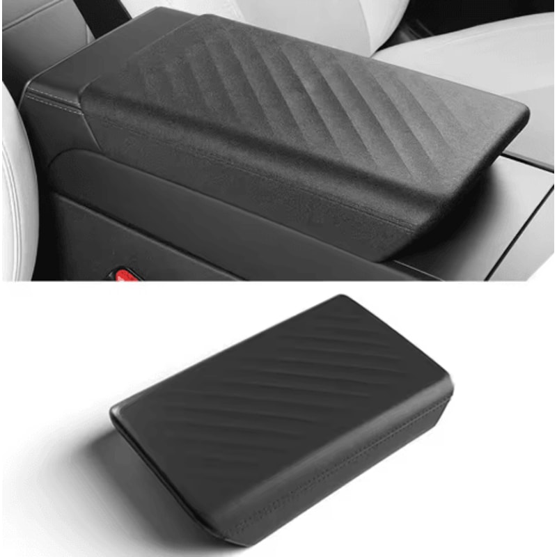 Center Console Armrest Cover For Tesla Model 3 2011 To 2022 And Model Y Juniper 2025 Soft TPE Conso 8