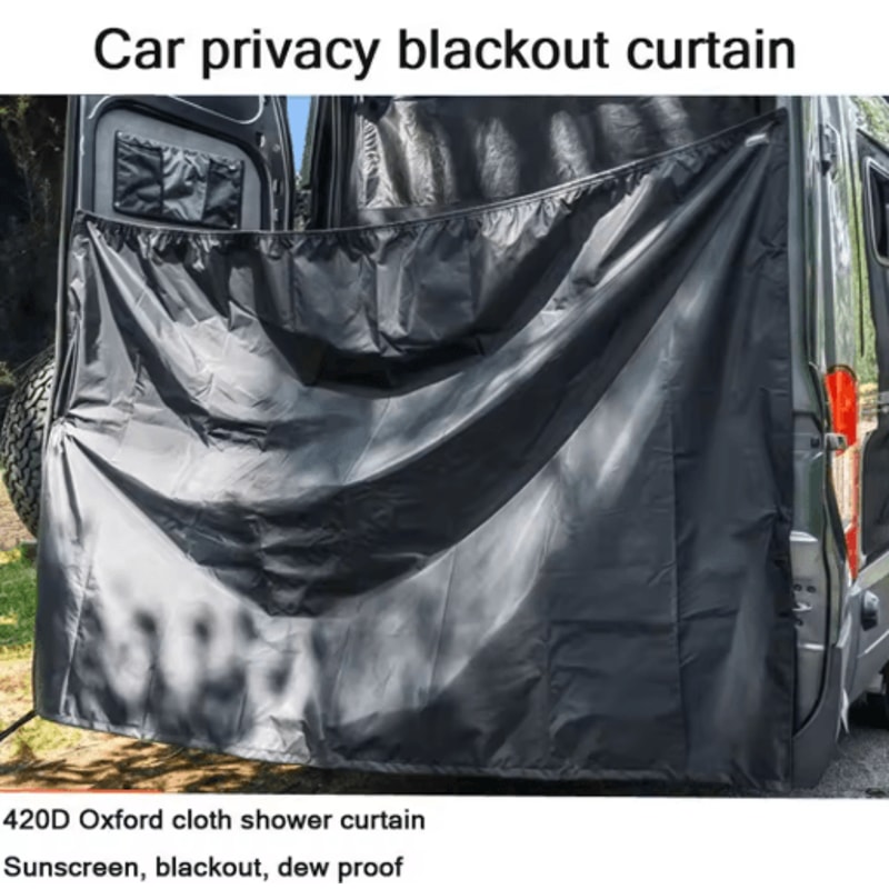 Van Privacy Curtain 71 By 91 In Light Blocking Cab Divider For Van RV And Truck Camping 3